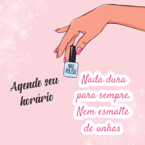 post para manicure de agende seu horário