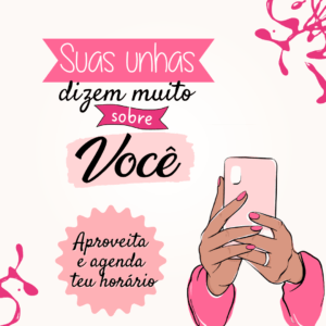 post para manicure de agende seu horário