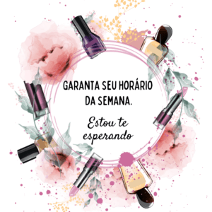 post para manicure de agende seu horário