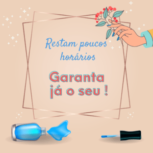 post para manicure de agende seu horário