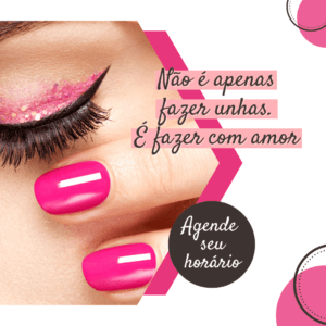 post para manicure de agende seu horário