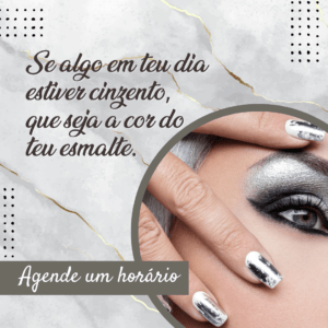 post para manicure de agende seu horário