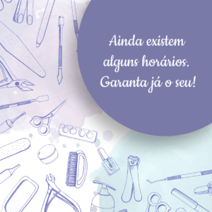 post para manicure de agende seu horário