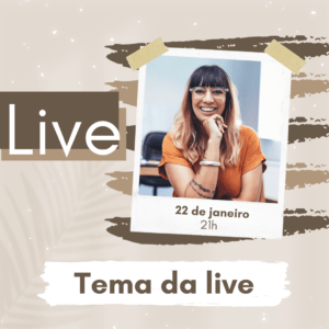 modelos de posts para chamada de live