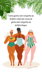 Frases sobre sentir-se bem com seu corpo