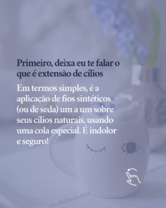 19 Posts Informativos Sobre Tipos de Extensão de Cílios