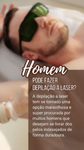 depilação a laser masculina