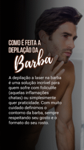 depilação a laser masculina
