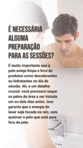 depilação a laser masculina