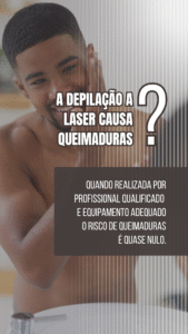 depilação a laser masculina