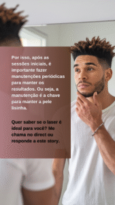 depilação a laser masculina