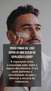 depilação a laser masculina