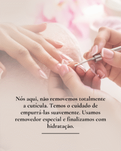 remover ou não cutículas