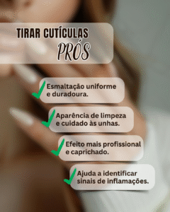 remover ou não cutículas