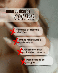 remover ou não cutículas