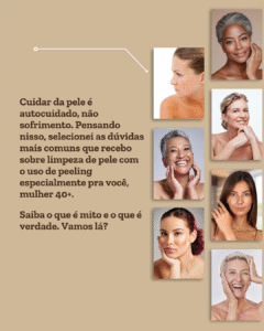 peeling para mulheres 40
