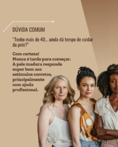 peeling para mulheres 40
