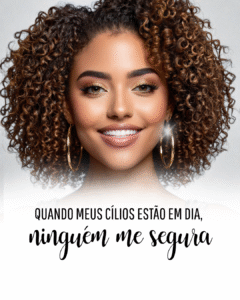 Frases para quem ama extensão de cílios