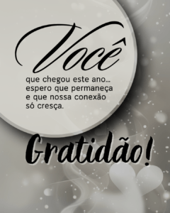 Mensagens de agradecimento de final de ano