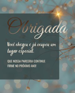 Mensagens de agradecimento de final de ano