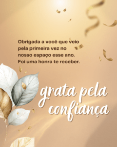 Mensagens de agradecimento de final de ano