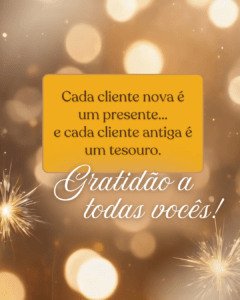 Mensagens de agradecimento de final de ano