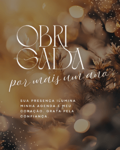 Mensagens de agradecimento de final de ano