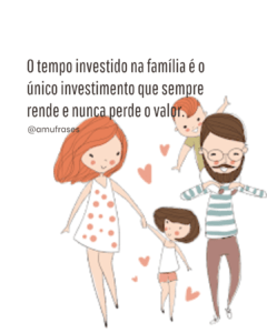 Frases para status do WhatsApp sobre família