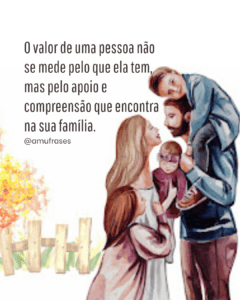 Frases para status do WhatsApp sobre família