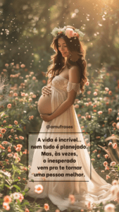 Frases sobre a alegria de estar grávida