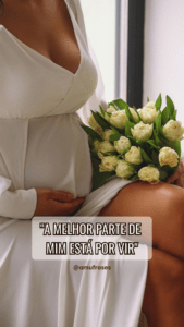 Frases sobre a alegria de estar grávida