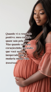 Frases sobre a alegria de estar grávida