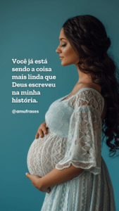 Frases sobre a alegria de estar grávida