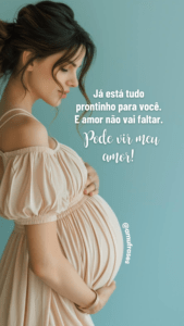 Frases sobre a alegria de estar grávida