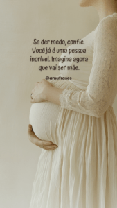 Frases sobre a alegria de estar grávida