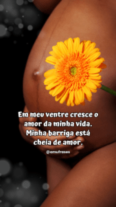 Frases sobre a alegria de estar grávida