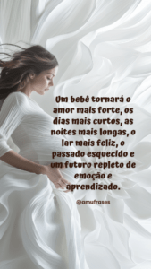 Frases sobre a alegria de estar grávida