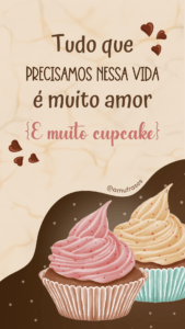 Frases para Confeiteira de Cupcakes