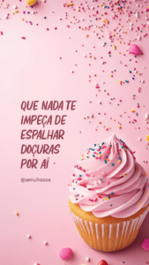 Frases para Confeiteira de Cupcakes