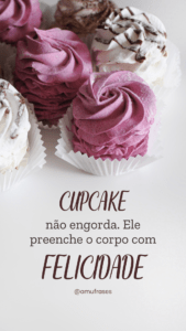 Frases para Confeiteira de Cupcakes