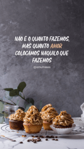 Frases para Confeiteira de Cupcakes