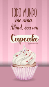 Frases para Confeiteira de Cupcakes