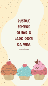 Frases para Confeiteira de Cupcakes