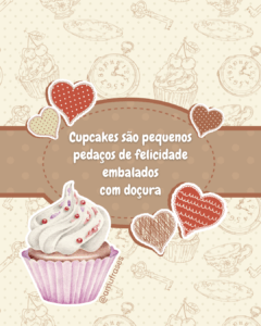 Frases para Confeiteira de Cupcakes