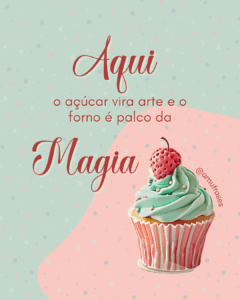 Frases para Confeiteira de Cupcakes