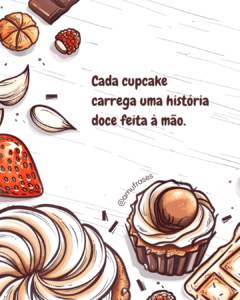 Frases para Confeiteira de Cupcakes