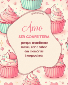 Frases para Confeiteira de Cupcakes
