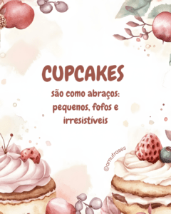 Frases para Confeiteira de Cupcakes