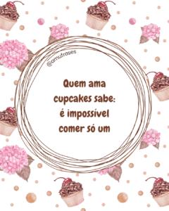 Frases para Confeiteira de Cupcakes