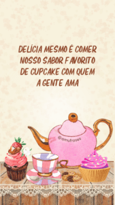 Frases para Confeiteira de Cupcakes